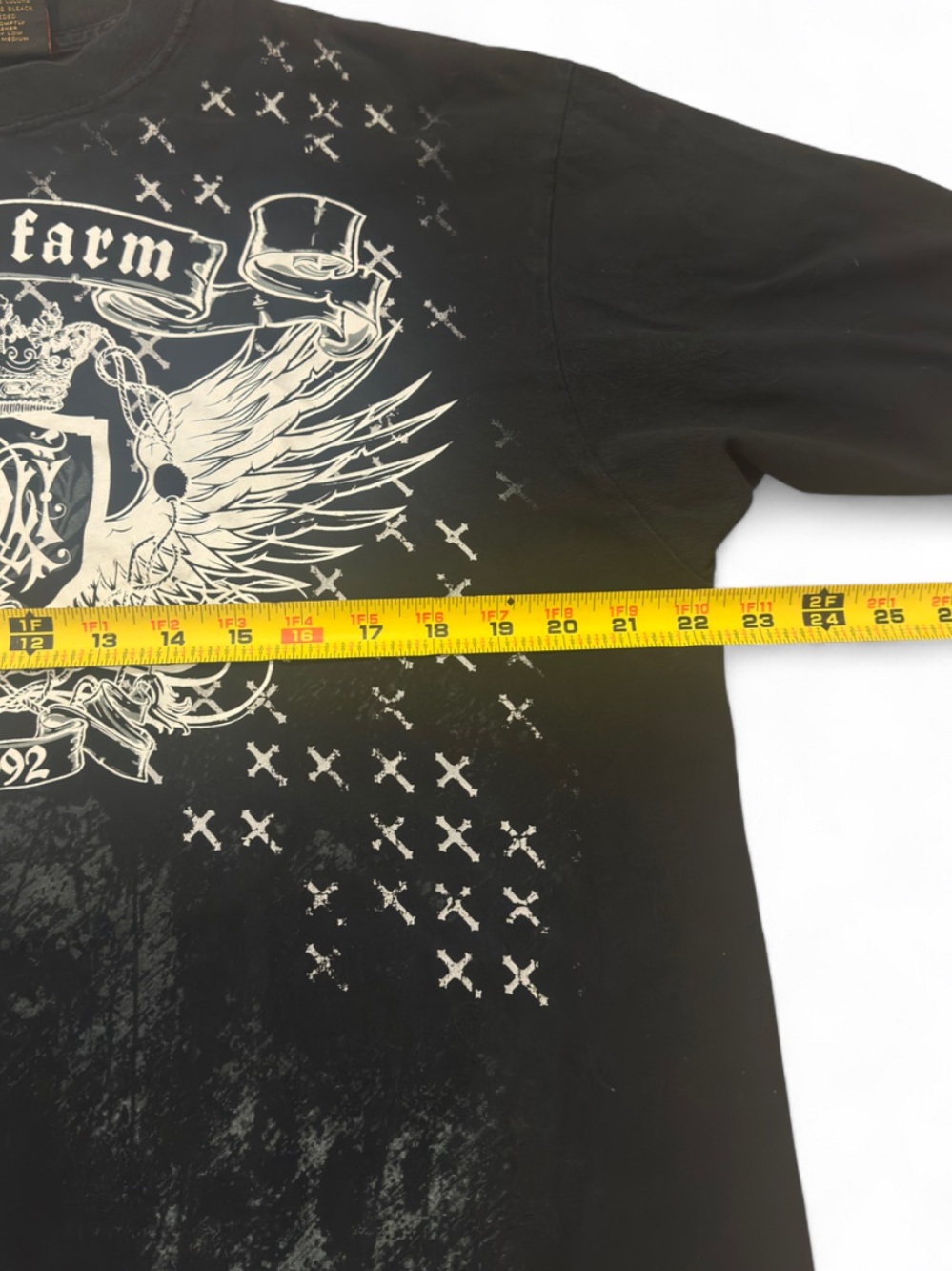 Vintage Y2K Phat Farm Black Graphic T-Shirt Size Men’s XL - Picture 4 of 5